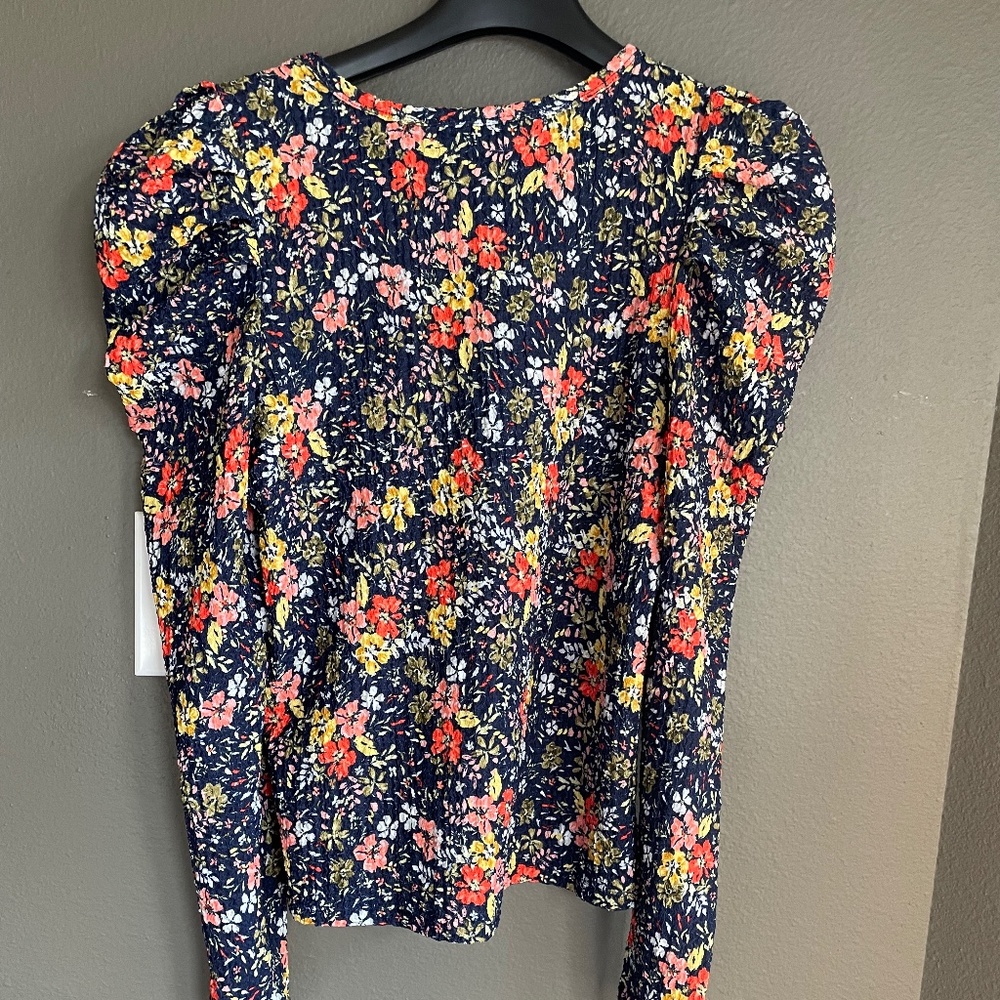 Loft floral long sleeve print